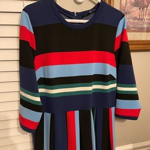 Color block dress for work or evening out